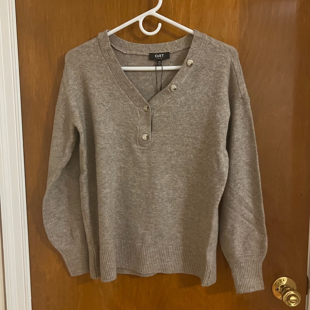 Brand New OAT NEW YORK Sweater Beige size xs